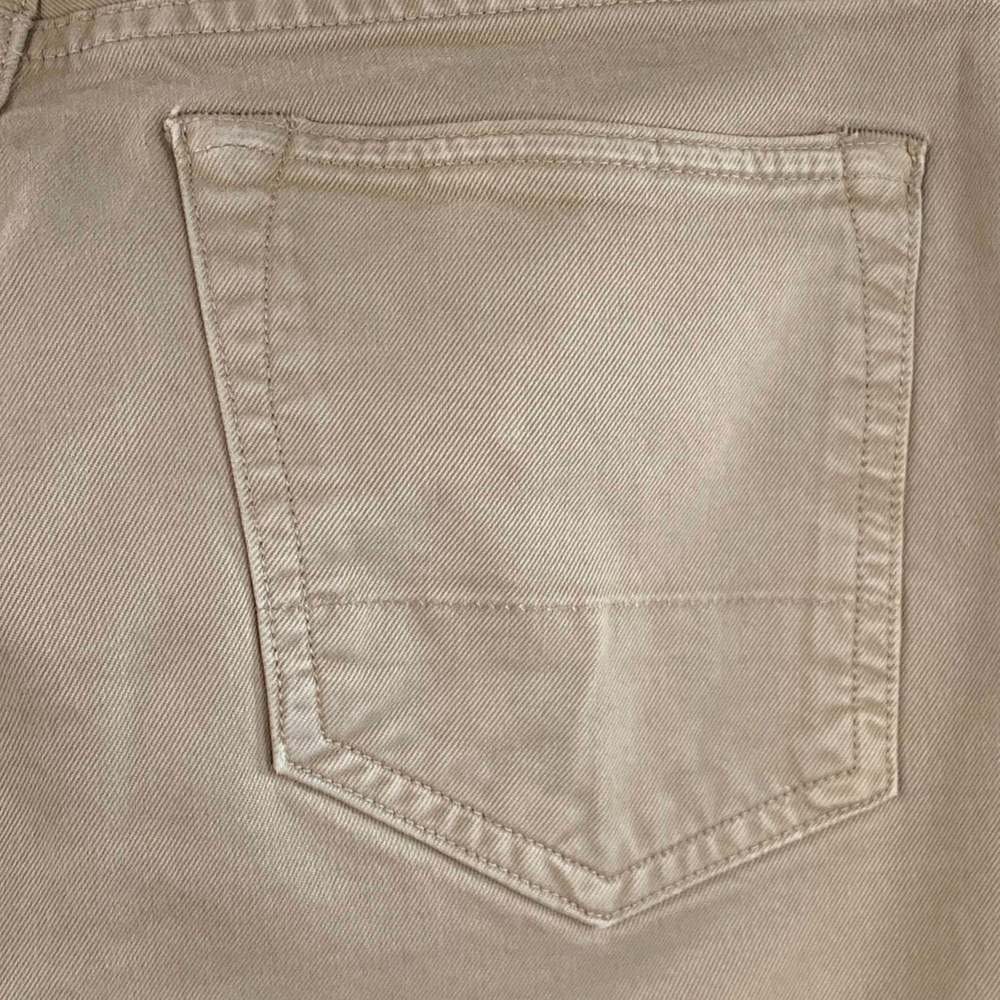 TOM FORD Khaki Cotton Blend Twill Button Fly Jeans - Picture 4 of 7